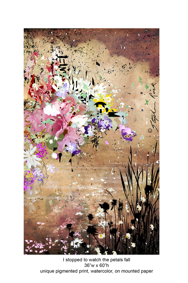 I stopped to watch the patals fall